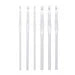 Susan Bates Luxite Plastic Crochet Hook Set F–K