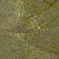 A close-up texture shot of a shimmering olive green fabric or material with a metallic, glittery finish.