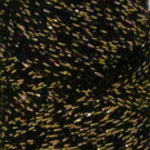 A close-up of a black fabric or material with dense small gold and yellow reflective flecks throughout, creating a sparkly metallic appearance.