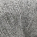 Close-up of gray yarn texture