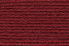 A close-up texture shot of a deep burgundy red yarn or thread, showing the fine twisted fibers and horizontal ribbed pattern.