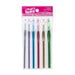 Susan Bates - Silvalume Aluminum Crochet Hook Set F–K with Pouch