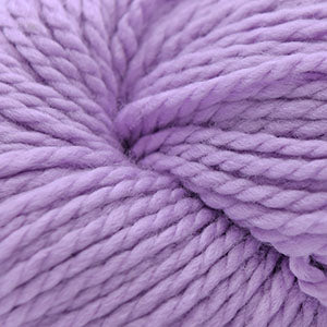 Close-up of a ball of purple yarn