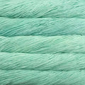Close-up of teal yarn with a soft texture