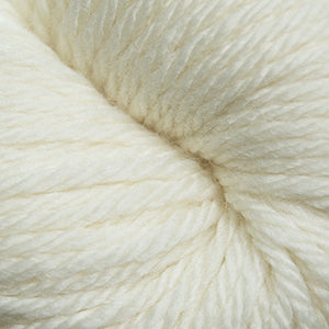 Close-up of a ball of white yarn