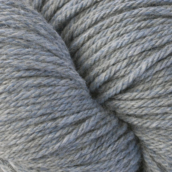 Close-up of a ball of gray yarn