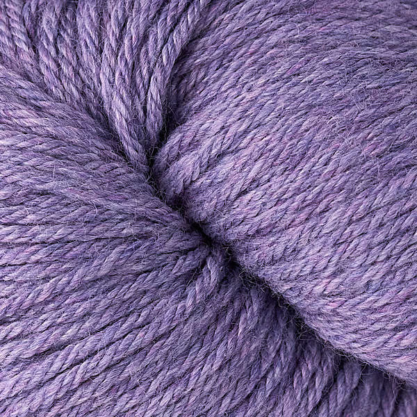 Close-up of a ball of purple yarn