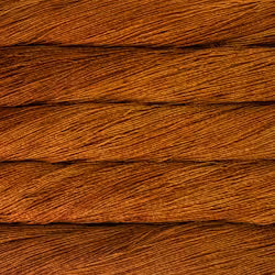 A close-up texture shot of layered wood planks in a warm medium brown color, showing the natural grain and horizontal seams.