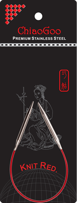 Chiaogoo SS Red Circular 9"