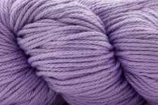 Close-up of a ball of purple yarn