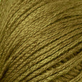 Close-up of a ball of green yarn