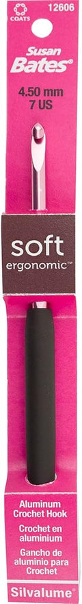 Susan Bates Soft Ergonomic Aluminum Crochet Hooks
