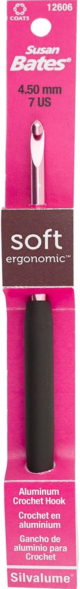 Susan Bates Soft Ergonomic Aluminum Crochet Hooks