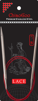ChiaGoo RED Lace Circular Knitting Needles – 32"