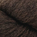 Close-up of brown yarn with a soft texture