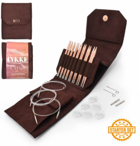 LYKKE 5" Interchangeable Circular Knitting Needle Set