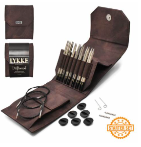 LYKKE 5" Interchangeable Circular Knitting Needle Set