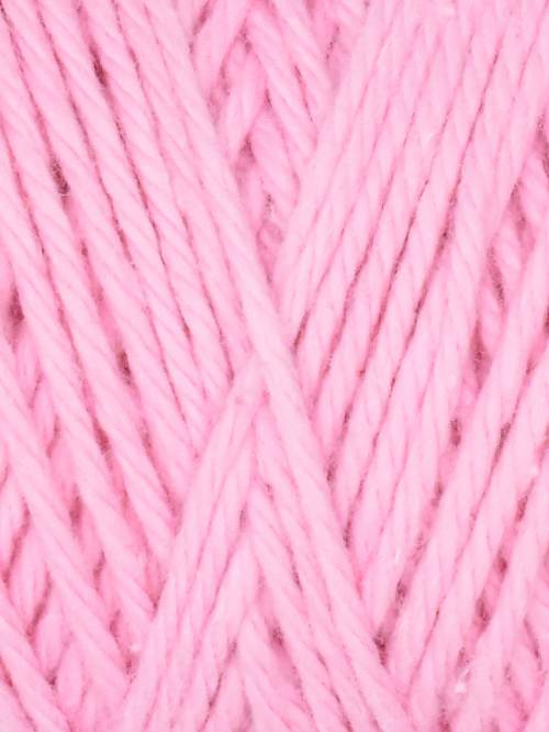 Close-up of pink yarn with a textured pattern