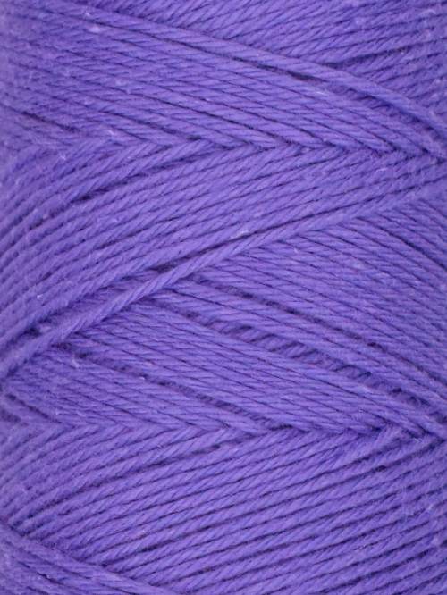 Close-up of purple yarn with visible texture