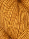 Close-up of a ball of orange yarn