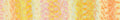 A close-up of a woven fabric texture with a repeating abstract pattern in pastel pink, yellow, and orange on a light cream background.