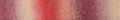 A close-up of a textured knit fabric swatch featuring a vertical gradient pattern transitioning from dusty rose pink to coral red and light beige.