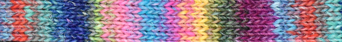 Multicolored striped pattern