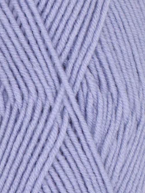 Close-up of light blue yarn with a textured pattern