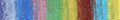 Multicolored fabric swatch with blue, green, yellow, and brown hues.