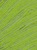 A close-up of bright lime green yarn with a soft, slightly fuzzy texture.