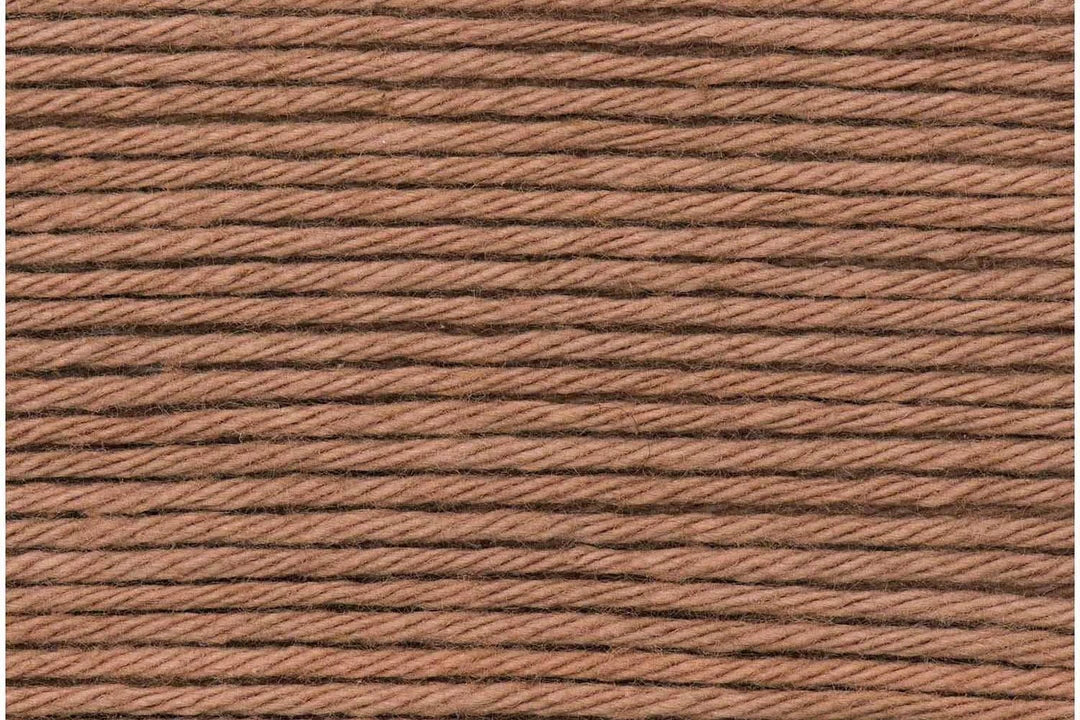 A close-up texture shot of brown braided cord or twine, filling the entire frame.