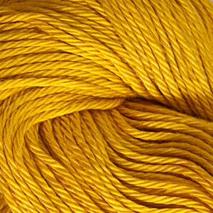 Close-up of bright yellow yarn
