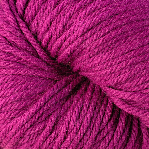Close-up of a ball of bright pink yarn