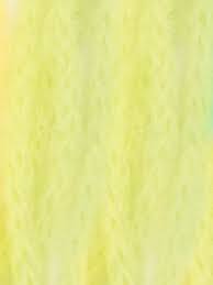 A close-up texture swatch of a soft, fuzzy fabric in a pale pastel yellow color.