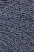 A close-up texture shot of dark gray twisted yarn, showing the detailed ply structure and heathered color.