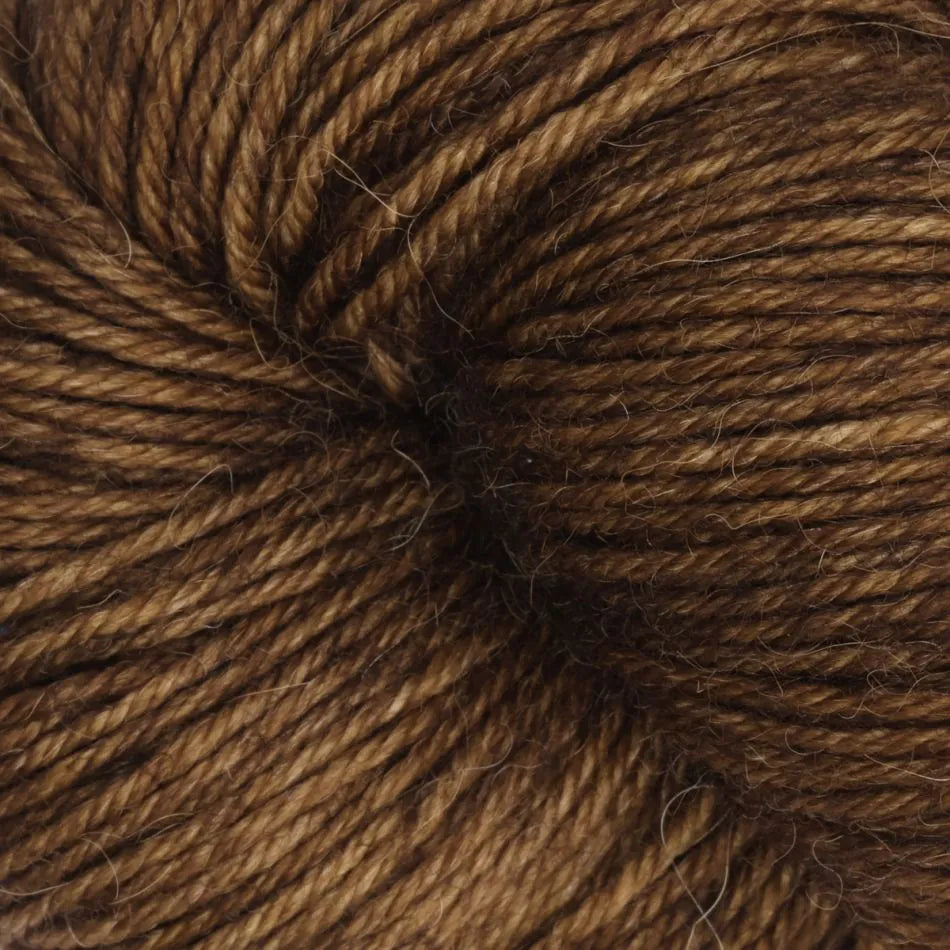 Close-up of brown yarn ball