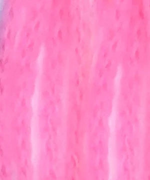 A close-up texture shot of a vibrant pink fabric with soft vertical stripes and a fine woven pattern.